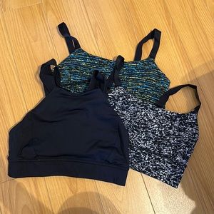 Lululemon sports bra trio